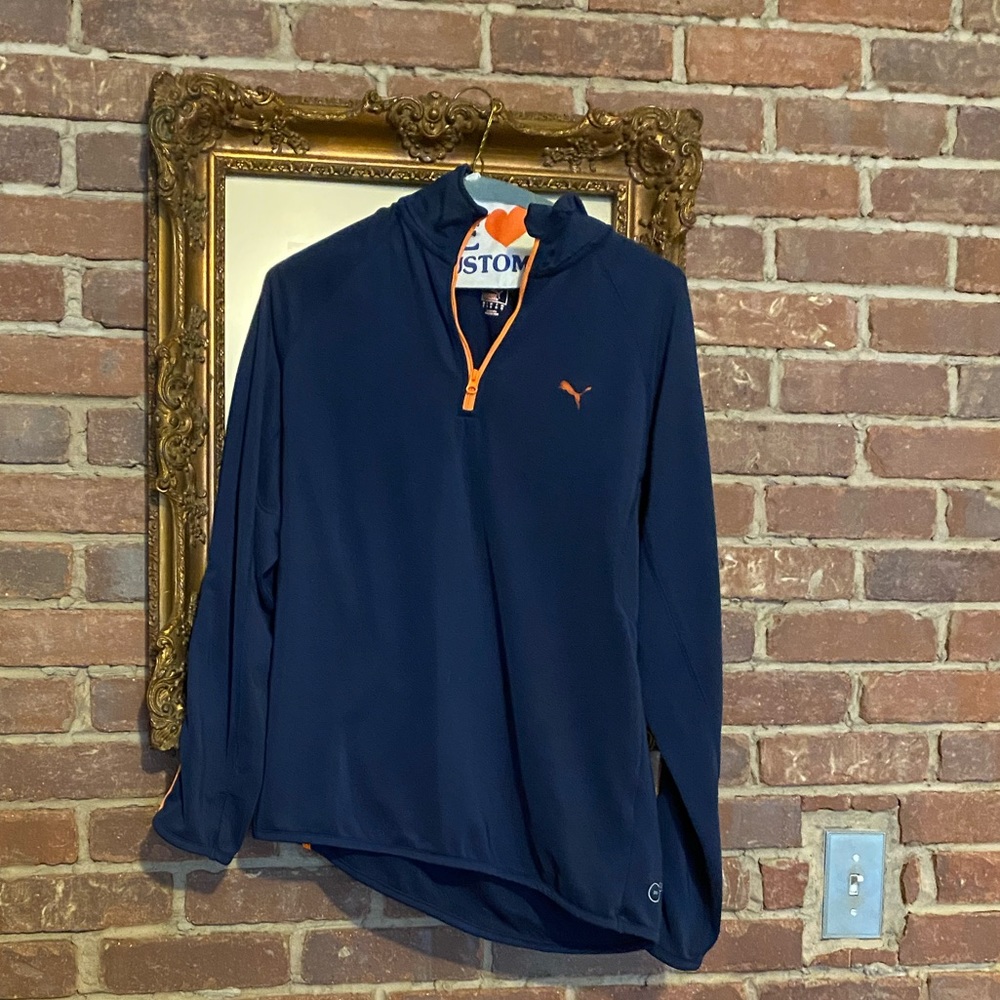 Puma Athletic Running Long Sleeve Cover-up